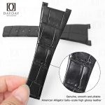 Custom quick Release Red alligator Omega Constellation leather strap for Omega Constellation Co-Axial Master Chronometer