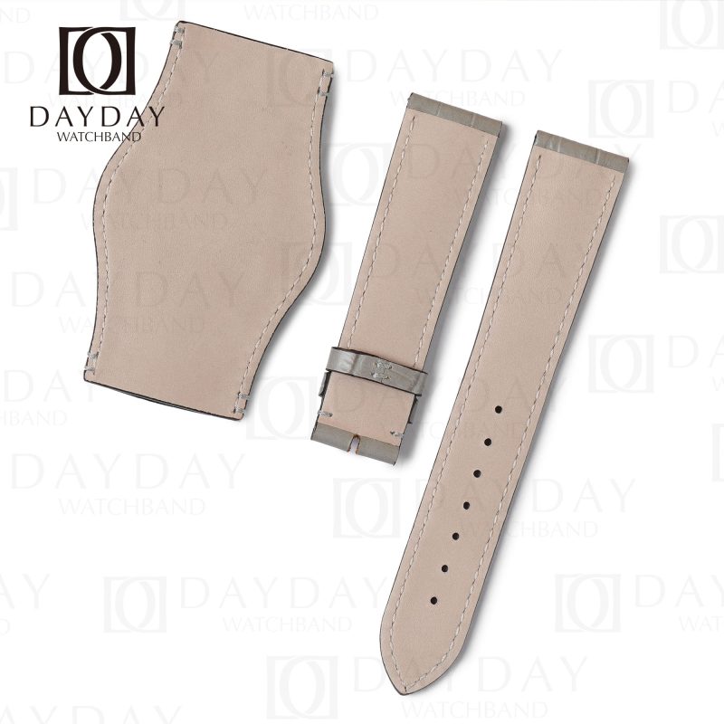 Custom replacement premium alligator leather watchbands for Tudor Bund straps (17)