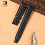 black Epsom leather strap for IWC Schaffhausen Portofino Portuguese Portugieser watch band 20mm 21mm 22mm (3)