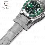 Free Custom alligator leather bund strap for Rolex, Omega, Tudor, Oris, Seiko, Breitling, and more luxury bund watch (3)