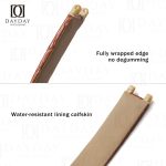 Free customization custom strap color brown Omega watch bands fit for Omega De Ville Ladymatic watch