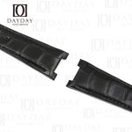 Handcrafted Black alligator Omega Constellation leather strapd for Omega Constellation Co-Axial Master Chronometer watchband (2)