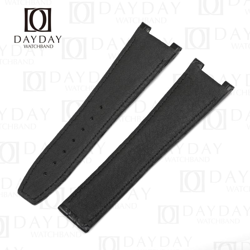 Handcrafted Black alligator Omega Constellation leather strapd for Omega Constellation Co-Axial Master Chronometer watchbands (2)