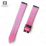 Handmade black with peach liningSatin with peach lining watch strap for Piaget Possession Women bands