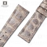 High-end Himalayan alligator bund watch band 20mm 22mm replacement for sale aftermarket for Tudor Black Bay 58 41 GMT Heritage Rolex Daytona, Omega Speedmaster, Oris, Seiko, Breitling