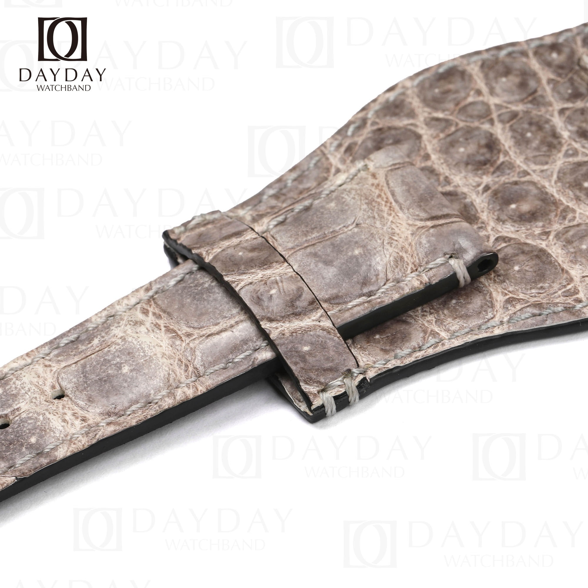 High-end Himalayan alligator bund watch band 20mm 22mm replacement for sale aftermarket for Tudor Black Bay 58 41 GMT Heritage Rolex Daytona, Omega Speedmaster, Oris, Seiko, Breitling (2)