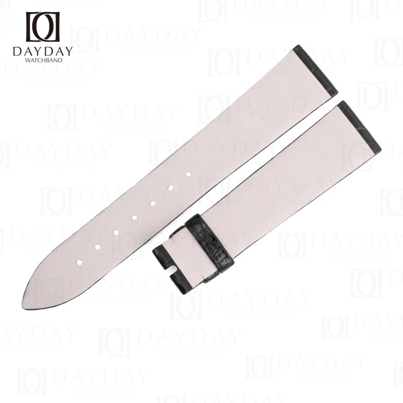Personalized black alligator custom Piaget watch leather bands quick switch Piaget watch leather strap for sale (2)