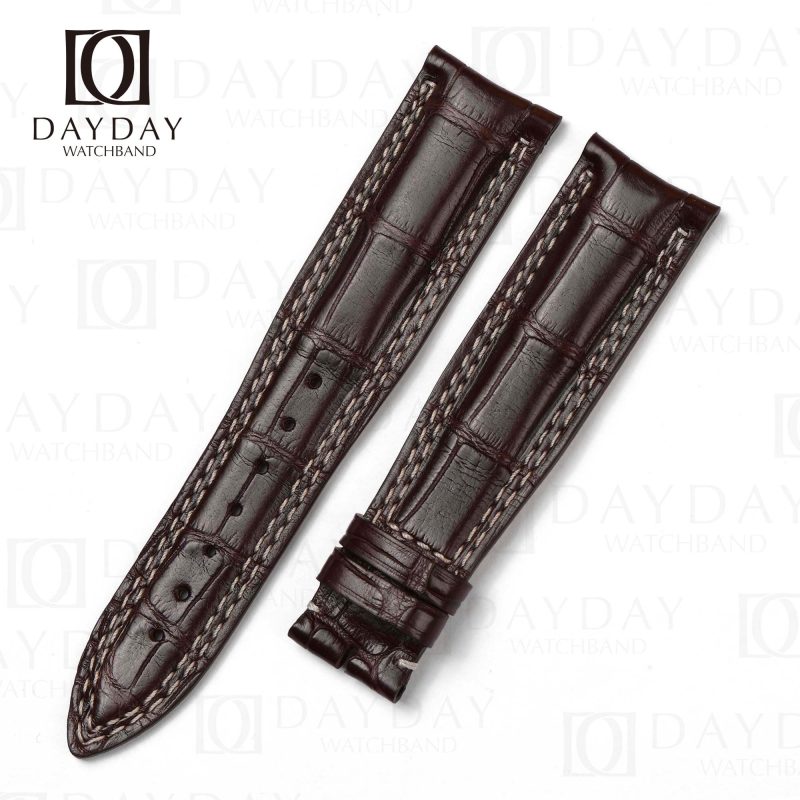 Personalized brown Jaeger Lecoultre Master compressor strap 21mm Fit for JLC, Memovox, Chronograph, Diving (2)
