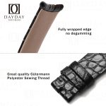 Personalized real alligator leather Girard Perregaux watch strap fit for Girard Perregaux rose gold 1966 38mm, 40mm, Full Calendar, Chronograph, Orion,WW TC, Dual time, Small (2)