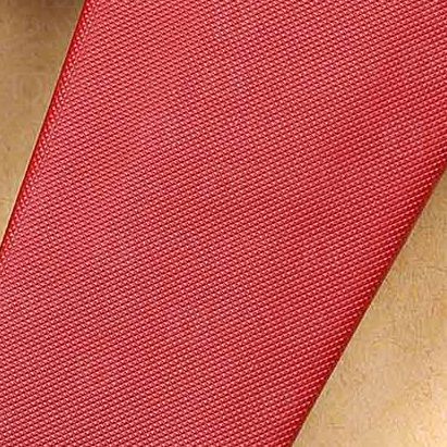 Red satin fabric material watch band for Cartier Tank Divan