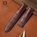 Replacement Brown alligator leather Khaki watch strap fit for Hamilton Jazzmaster strap 22mm for Hamilton Jazzmaster, Hamilton American Classic, Khaki Aviation (2)