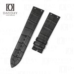 Replacement black real crocodile leather Piaget watch leather bands for sale shop online (2)