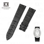Replacement black real crocodile leather Piaget watch leather bands for sale shop online (3)