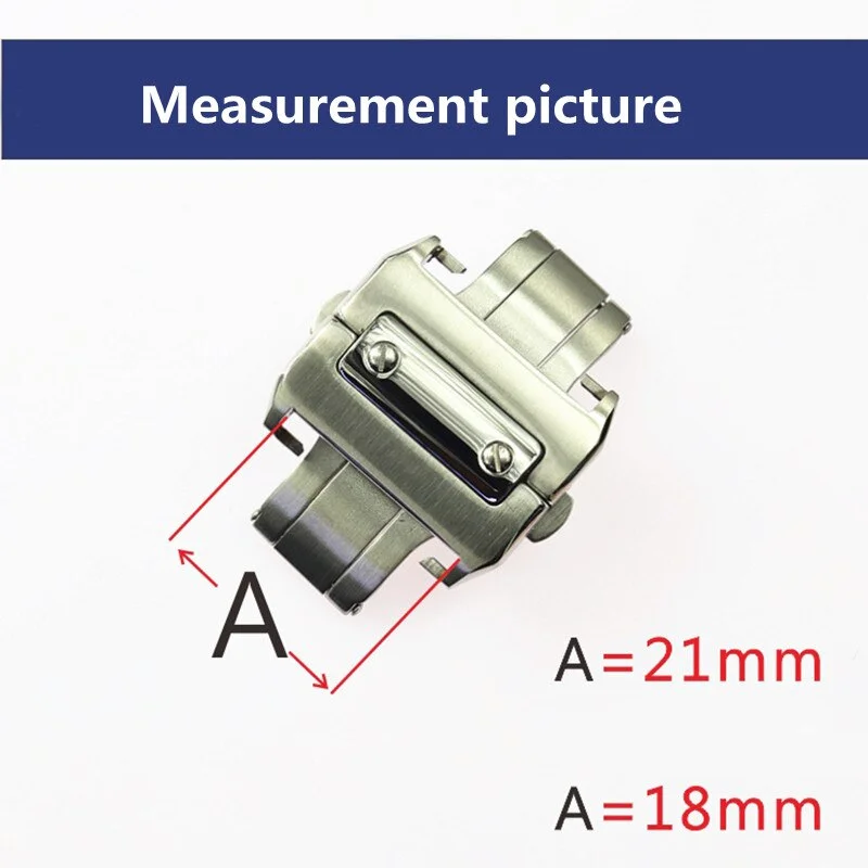 How to measure the cartier santos 100 buckle size