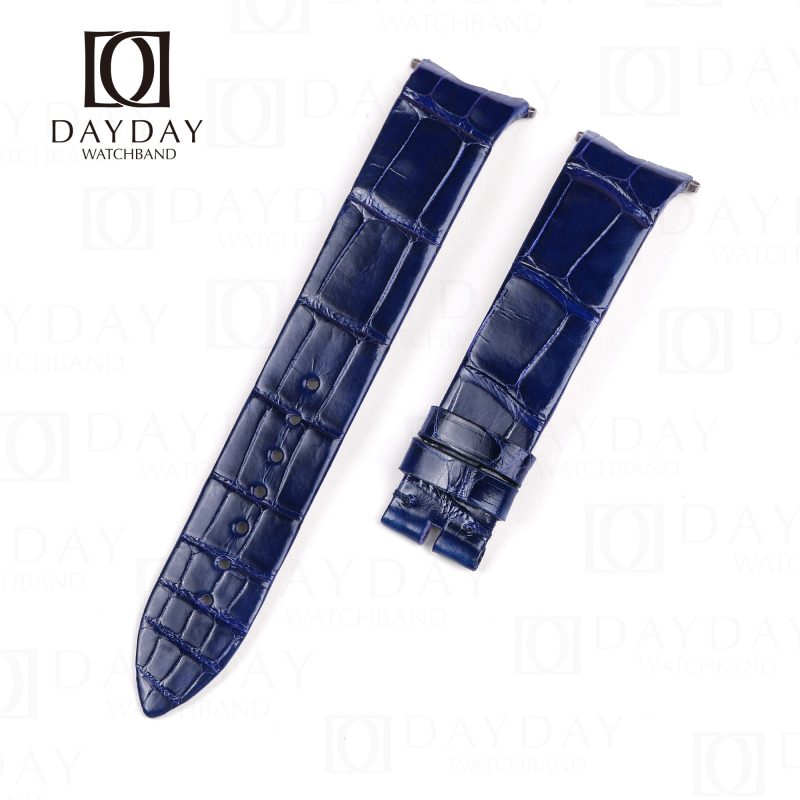Top quality Blue alligator watch strap for Piaget Limelight Gala, limelight diamond, Twice, G0a42213, G0a41213, G0a41212 high jewelry watch price