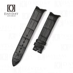 Top quality black alligator watch strap for Piaget Limelight Gala, limelight diamond, Twice, G0a42213, G0a41213, G0a41212 high jewelry watch price (2)
