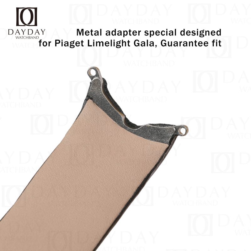 Top quality black alligator watch strap for Piaget Limelight Gala, limelight diamond, Twice, G0a42213, G0a41213, G0a41212 high jewelry watch price