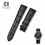 Top quality black real alligator Omega Seamaster strap replacement for Omega De Ville, Aqua Terra, Planet Ocean watch (2)