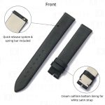 Top quality black satin watch strap for Piaget Possession Women watch price