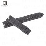 Top quality grey croco leather Rado watch bracelet replacement for Rado Florence Classic Diamonds, women's men gold watch price