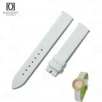 Top quality white satin watch strap for Piaget Possession Women watch price (2)