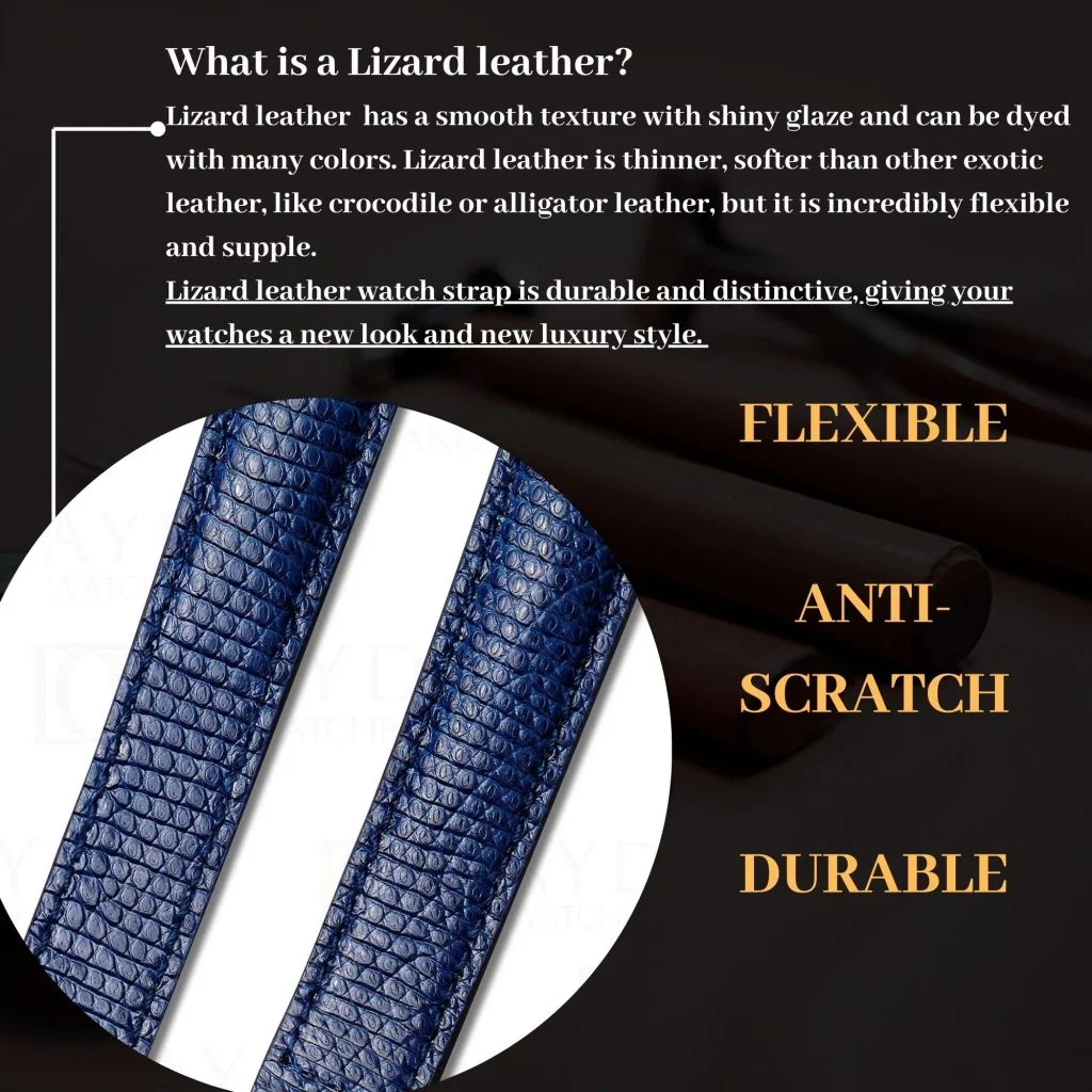 What is lizard leather lizard watch strap hao