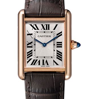 custom alligator leather strap band replacement for Cartier Tank Ronde Must_副本