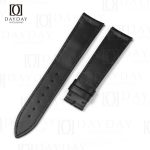 Aftermarket Black calfskin leather strap replacment for Jaeger Lecoultre JLC Master 4018420 watches
