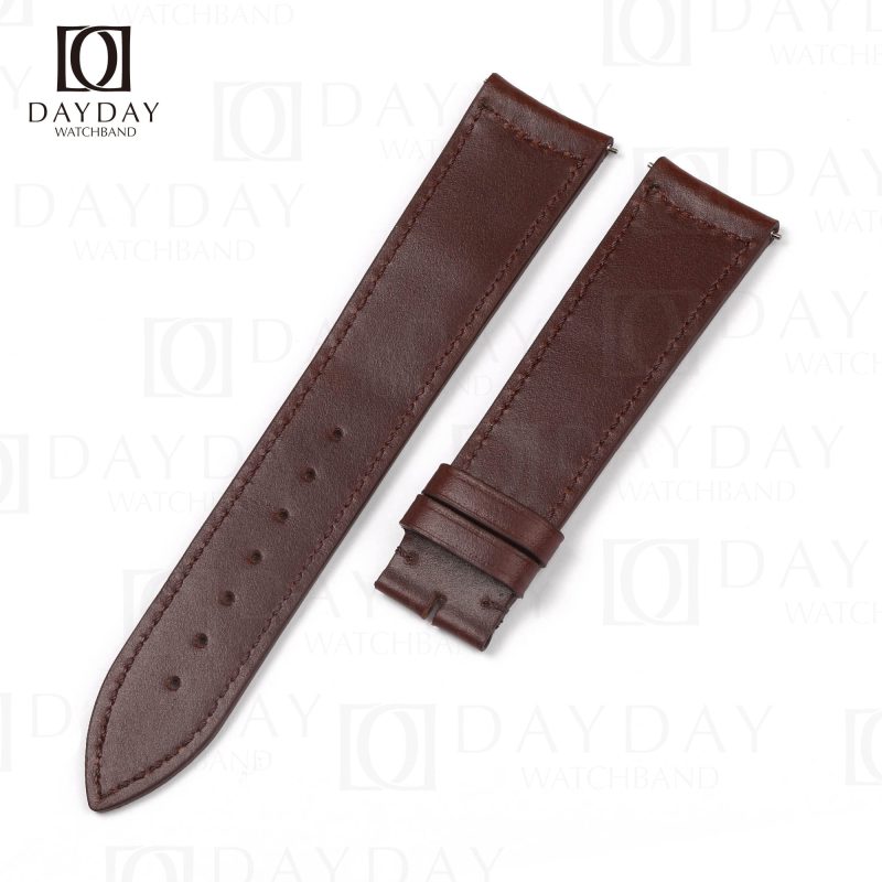 Brown calfskin leather strap replacment for Jaeger Lecoultre JLC Master 4018420 watches (2)