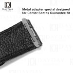 Buy Canvas Velcro quickswitch luxury watch bands replacement for Cartier Santos strap replacement
