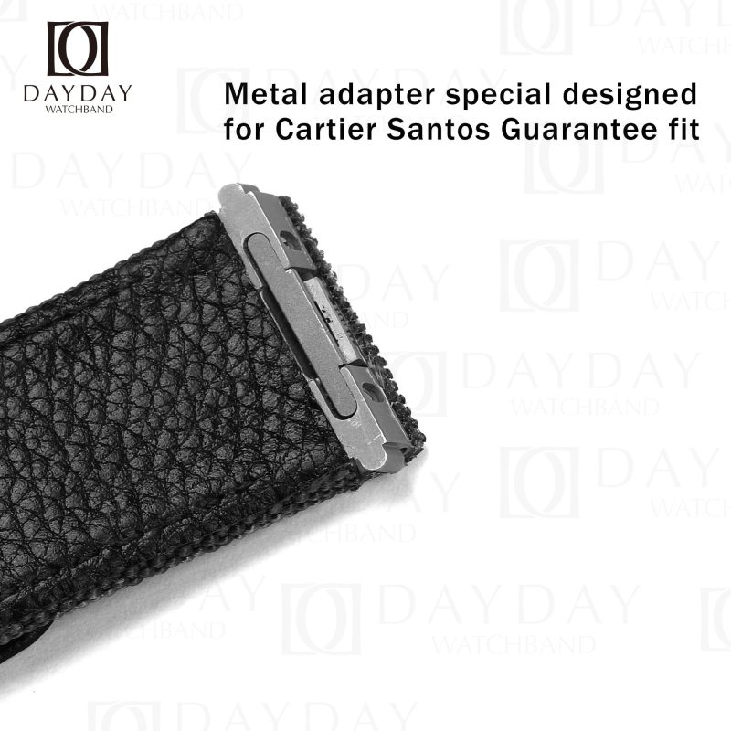 Buy Canvas Velcro quickswitch luxury watch bands replacement for Cartier Santos strap replacement