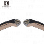Buy Custom Black best alligator leather watch bands replacement for Ulysse Nardin Marine for sale (3)