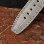 Buy Custom Buy bespoke Grey genuine alligator leather Audemars Piguet flat end strap for AP Code 11.59, Remaster 01 (3)