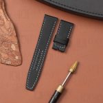 Buy Custom best Nylon fabric Black watch bands straps replacement for Tudor Heritage Black Bay Bronze P01 timepiece watch band (1)