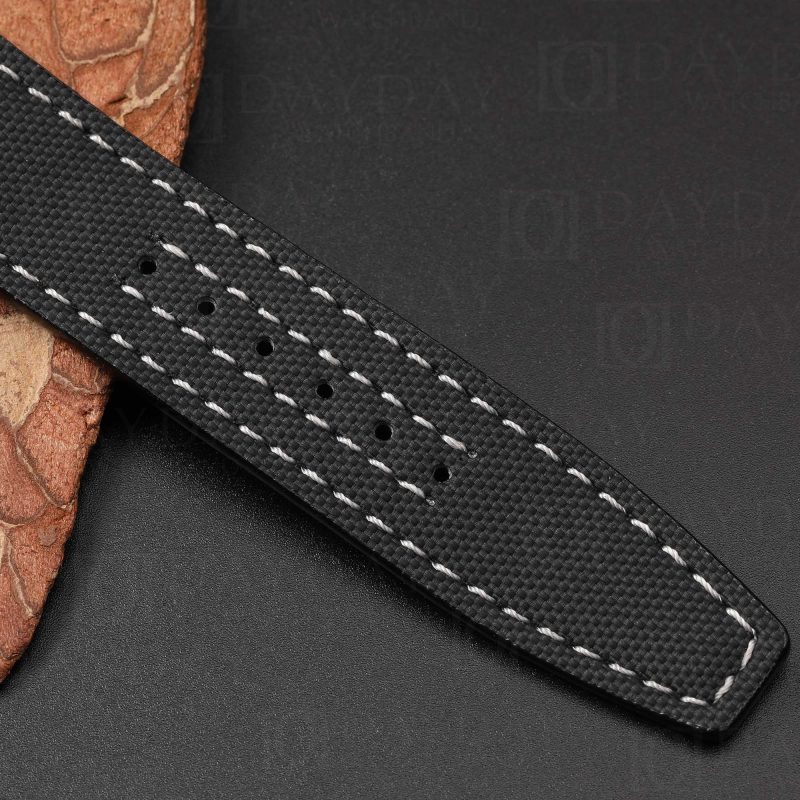 Buy Custom best Nylon fabric Black watch bands straps replacement for Tudor Heritage Black Bay Bronze P01 timepiece watch band (5)