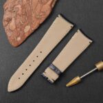 Buy Custom handmade genuine Dark Blue alligator leather strap replacement for Ulysse Nardin GMT Perpetual Calendar