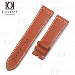 Buy Custom red brown handmade calfskin leather Zenith watch strap and bracelet replacement for Zenith Big Pilots Watch band (1)
