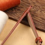 Buy Custom red brown handmade calfskin leather Zenith watch strap and bracelet replacement for Zenith Big Pilots Watchband (1)