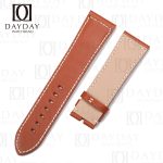 Buy Custom red brown handmade calfskin leather Zenith watch strap and bracelet replacement for Zenith Big Pilots Watchband (2)