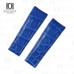Buy Handcrafted retail free customization genuine Blue crocodile leather Corum Bubble watch strap aftermarket watch band
