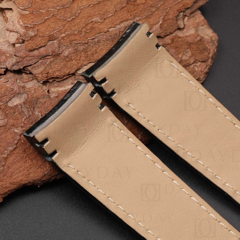 Buy Handcrafted retail free customization genuine crocodile leather Corum Bubble watch strap aftermarket watchbands (2)