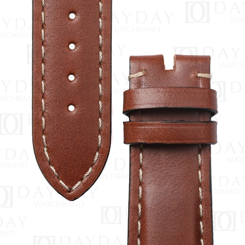 Buy Personalized handmade genuine Brown calf leather Zenith Big Pilots,Big Pilots Watch bracelet and strap replacement for sale 18mm (3)