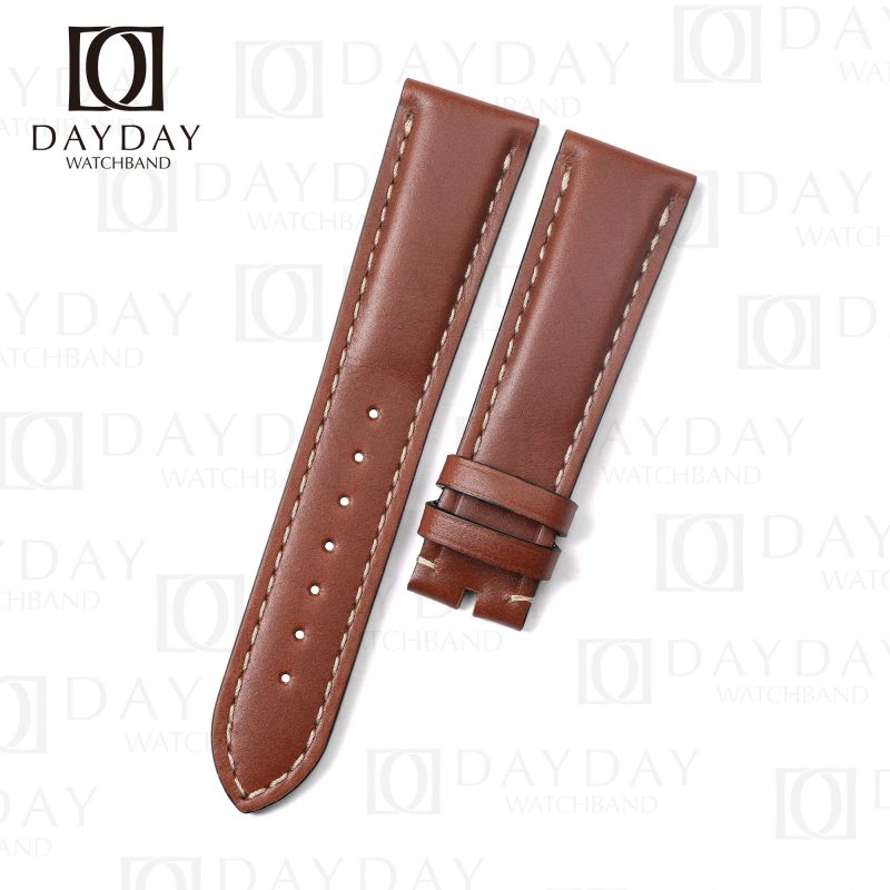 Buy Personalized handmade genuine Brown calf leather Zenith Big Pilots,Big Pilots Watch bracelet and straps replacement for sale 18mm (1)