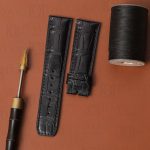 Buy black best American alligator leather Baume and Mercier watch strap replacement for Baume & Mercier Crestmark 8688 8592 luxury watches (1)
