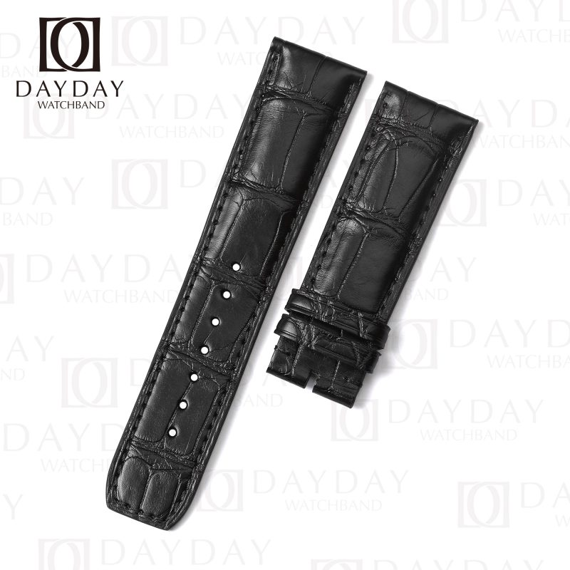 Buy black best American alligator leather Baume and Mercier watch strap replacement for Baume & Mercier Crestmark 8688 8592 luxury watches (6)