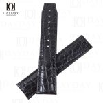 Buy black round scale alligator Maurice Lacroix Masterpiece watch strap (2)