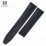 Buy custom black croco leather Maurice Lacroix replacement watch straps 20mm for Maurice Lacroix Pontos