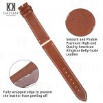 Buy custom calfskin brown watch straps replacement 20mm for Rolex Sky-Dweller, Datejust, Day-date, Oyster Perpetual (2)