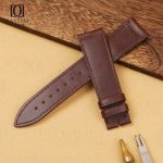 Buy custom curved end comfortable calf leather watch bands replacement for Jaeger Lecoultre JLC Master 4018420 watches (2)