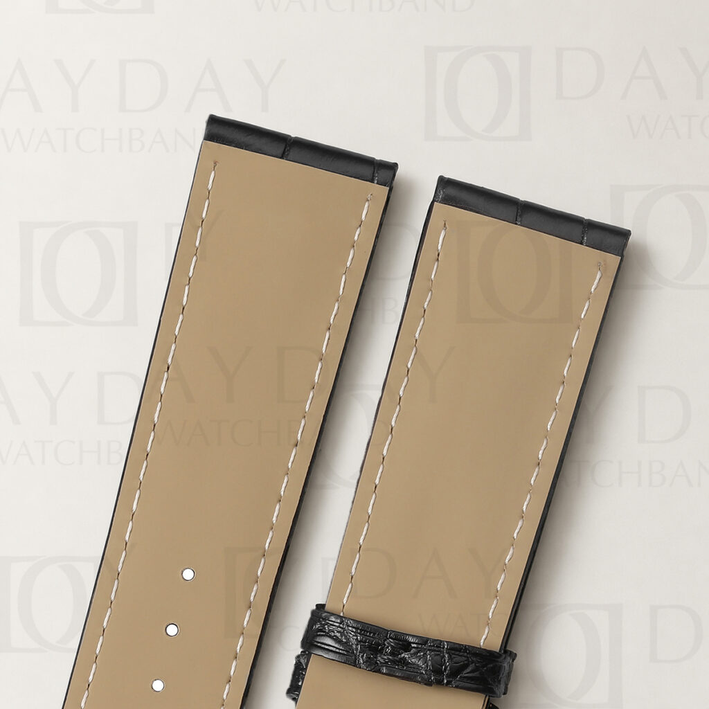 Custom Alligator Leather Strap for Baume & Mercier (Multiple Colors) 3 Custom Baume et Mercier watch strap with Italian calfskin lining